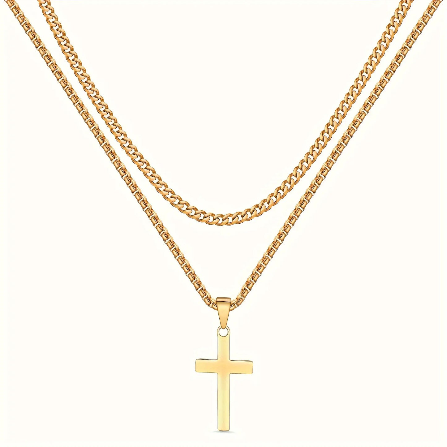 Titanium Steel Cross Pendant