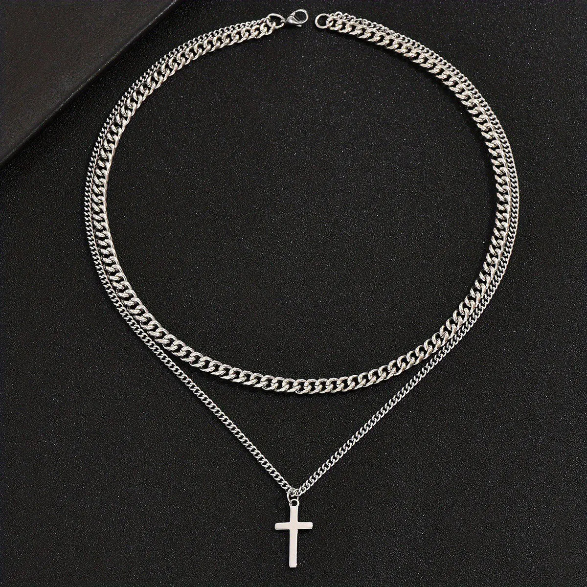 Titanium Steel Cross Pendant