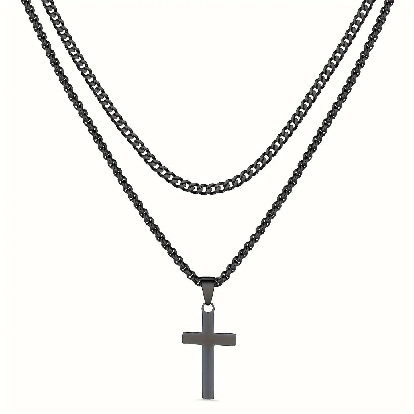 Titanium Steel Cross Pendant